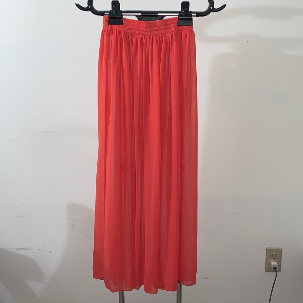 American Apparel Sheer Chiffon Skirt
